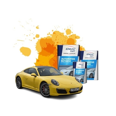 Peinture orange métallique de plénitude élevée des véhicules à moteur de manteau clair résistant UV d'ODM pour des voitures
