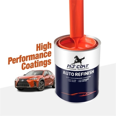 1K Solid Color Auto Refinish Peinture Peinture de finition de voiture à haute adhérence