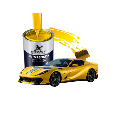 la couche 2K supérieure des véhicules à moteur peignent le jet noir blanc à haute brillance de couleur de voiture