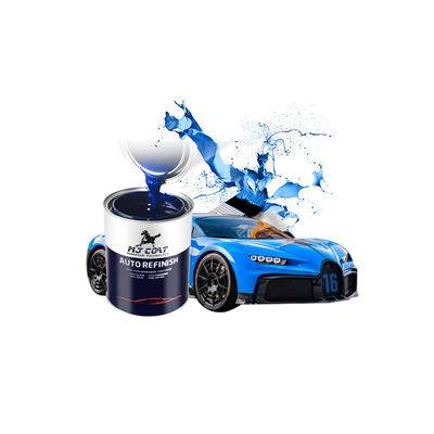 La peinture supérieure des véhicules à moteur de couche de résine de polyuréthane touchent vers le haut de la peinture de jet argentée de voiture