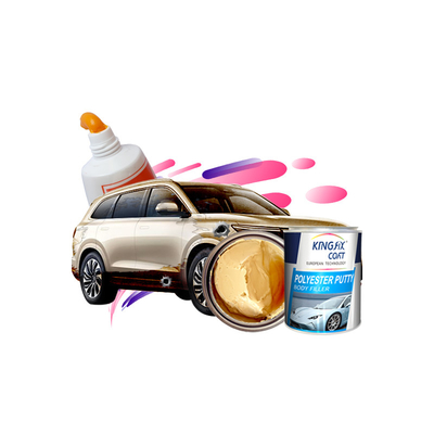 Polyester léger d'éraflure et de sable de remplisseur non rétrécissable de carrosserie