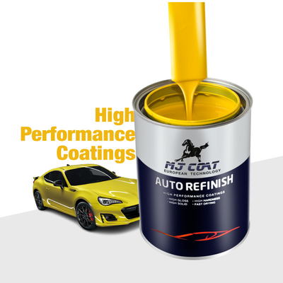 Peinture de base automobile polyuréthane acrylique efficace pour des températures inférieures à 20 degrés Celsius