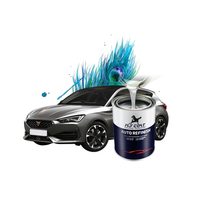 Peinture de revêtement de base automobile en polyuréthane acrylique pour une couverture élevée dans les conteneurs de 1L et 4L