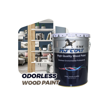 Place fraîche et sèche de stockage Peinture en bois en PU lisse pour une finition lisse