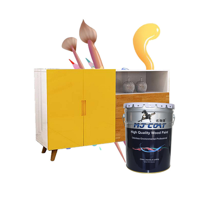 Peinture à base de bois en PU à faible teneur en COV finition mate lisse Couvre 10-15 pieds carrés/litre