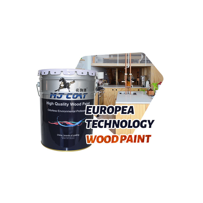 150-200 pieds carrés par gallon finition satinée NC bois revêtement couleur naturelle avec 1-2 heures de séchage