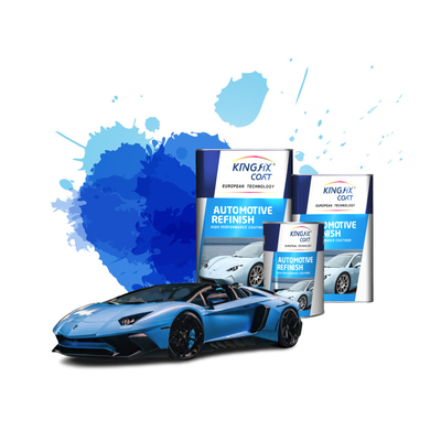 Couche métallique Auto Clear Coat Peinture brillante et mate Finition rayureuse résistante aux UV Application en une couleur