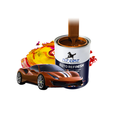 Peinture de couche supérieure automobile brillante à teneur réduite en COV