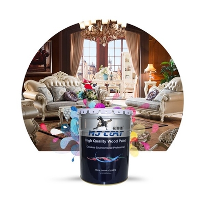 Polyuréthane argenté métallique acrylique de la peinture 1K en bois d'unité centrale de perle blanche superbe pour le bois peint