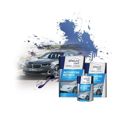 Couleur unie haute brillance 1K couche de base peinture de voiture rouge vif perle couche de base