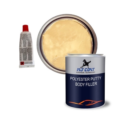 Bon mastic sec rapide de couvert de corps de véhicule de pâte de mastic jaune de carrosserie
