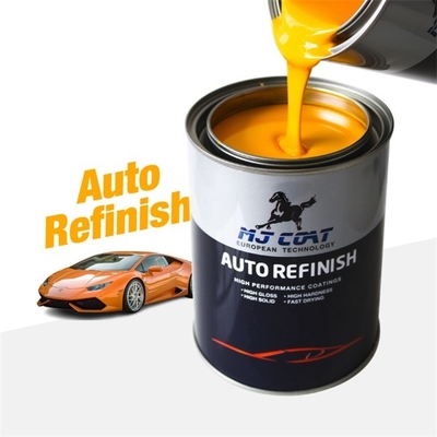 1K Solid Color Auto Refinish Peinture Peinture de finition de voiture à haute adhérence