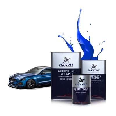 La peinture bleue de voiture de polyuréthane tournent la peinture 2K des véhicules à moteur très utilisée
