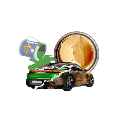 Remplisseur de carrosserie de GV facile de poncer Grey Quick Dry Non Shrinkable jaune