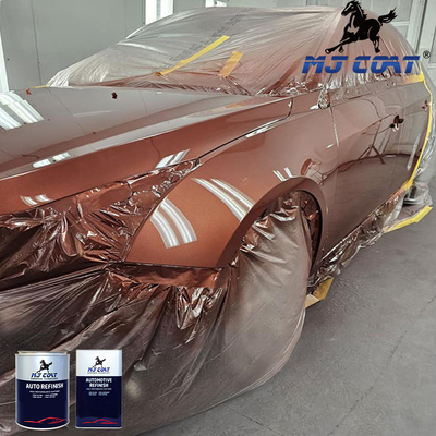 La couche supérieure des véhicules à moteur de finition lisse peignent la peinture de jet 2k