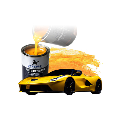 3C SGS CE Peinture de couche supérieure automobile jaune séchage rapide
