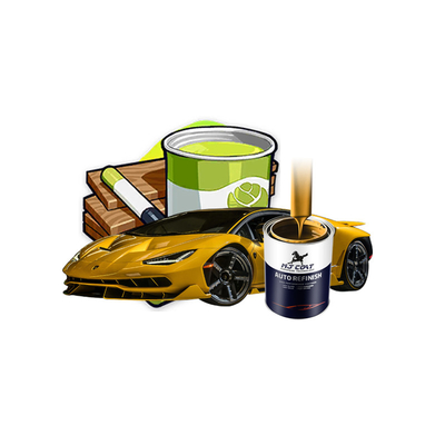Primer acrylique automobile à haute performance pour surfaces automobiles à éclat semi-brillant