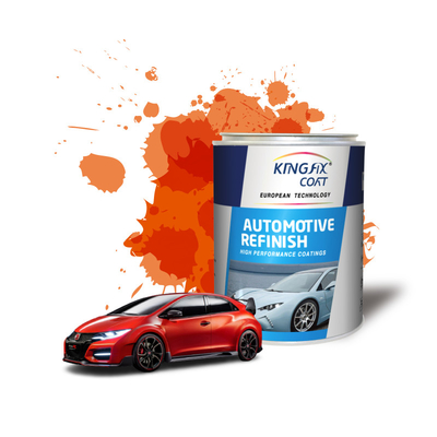 Peinture de couche supérieure automobile à haute brillance 50 G/L VOC Résistance à la couleur