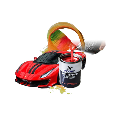 4 à 6 heures Temps de recouvrement Peinture de couche supérieure automobile brillante 400 à 500 pieds carrés Couverture inférieure à 50 g/l de COV