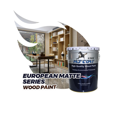 Facile à appliquer Peinture mat PU bois Faible teneur en COV pour une finition mate