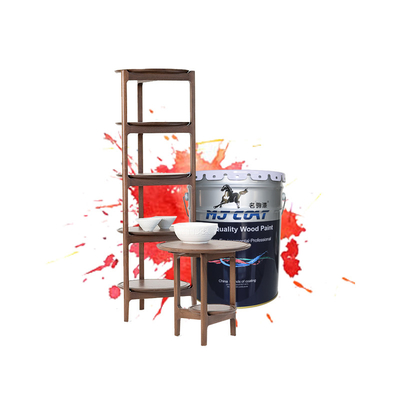 Peinture en PU à longue durée de vie pour la protection du bois avec 10-15 pieds carrés par litre Couverture 2-3 couches