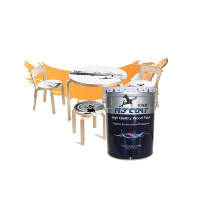 Finition matte lisse Peinture en bois PU haute adhérence Résistance chimique Application facile