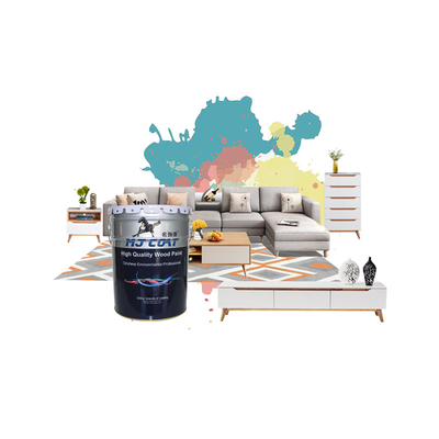 Finition lisse Peinture en bois en PU Séchage rapide 2-3 heures Application en plusieurs couches pour la surface du bois