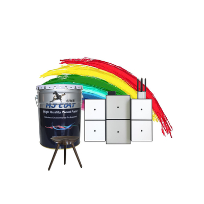 Peinture en PU à faible teneur en COV à séchage rapide 10-15 pieds carrés/litre Couverture Peinture en PU pour surfaces en bois
