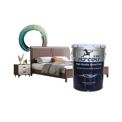 Finition en bois lisse à faible odeur Peinture en bois PU imperméable à l'eau 2-3 couches Couleur naturelle Application facile