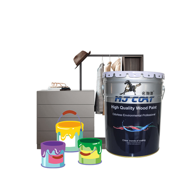 Peinture en bois PU imperméable à l'eau facile à appliquer Couverture 10-15 pieds carrés / litre