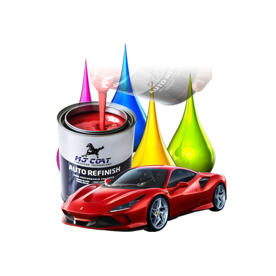 Finition mate à faible teneur en COV Auto Primer acrylique Semi-brillant Brillant 2 heures Temps de recouvrement 1-2 couches
