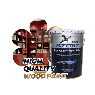 Lieu frais et sec Résistance aux rayures Peinture en PU en bois Finition lisse