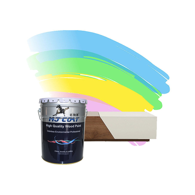 Peinture en bois mat finition PU Peinture en bois 65m2/L Peinture de revêtement avec 2-3 couches Faible odeur et teneur en COV