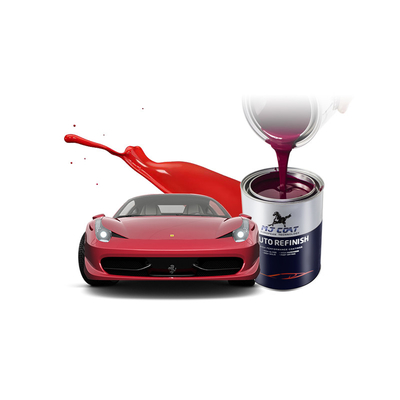 Séchage de peinture de couche supérieure automobile brillante Temps de recouvrement 4-6 heures Faible teneur en COV