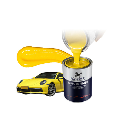 Peinture de revêtement de surface automobile à base d'eau blanche Moins de 50 G/L Contenu de COV Temps de re-recouche 4-6 heures