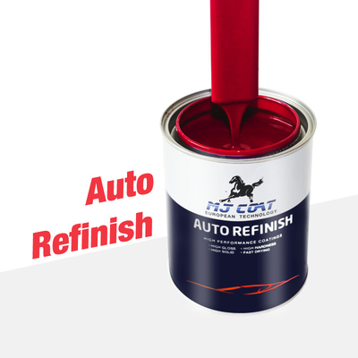 Peinture de couche supérieure automobile brillante contenant plus de 40% de solides