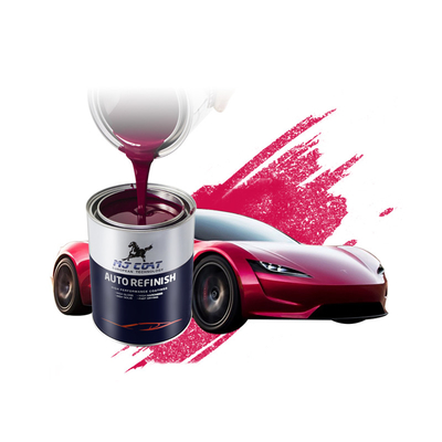 Peinture de couche supérieure automobile blanche brillante à base d'eau avec un temps de séchage rapide et faible en COV